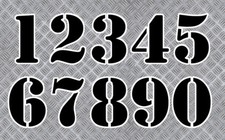 STICKER NUMERO COURSE RACING