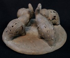 Art Africain - 4 Éléphants