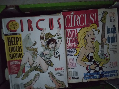 Lot revues magazines circus - lot,