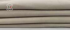 Beige Daim Mince Doux Italien Peau de Chèvre Cuir 2 skins 4 + Sqf 0.6mm #C6862