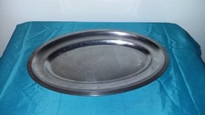 ANCIEN PLAT OVALE EN INOX 41