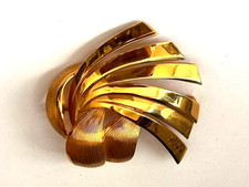 BROCHE ancienne Plaqué OR TT