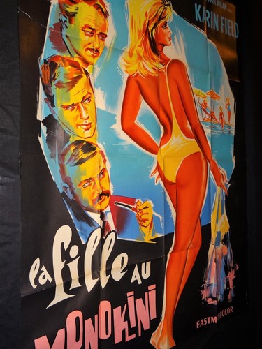 Fille monokini affiche - la,