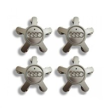Centre De Roue Cache Moyeu Audi 135mm Gris A1,2,3,4,5,6,7,8 TT Jantes 4F0601165N