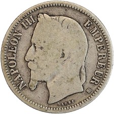 1 Franc Napoléon III Tête