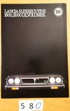 LANCIA HP EXECUTIVE HPE 1600, 2000 IE, VOLUMEX Prospectus 8 pages 198? Fr
