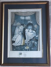 Lithographie Raymond Peynet - Numérotée - La Saint Valentin - 14 février 1985