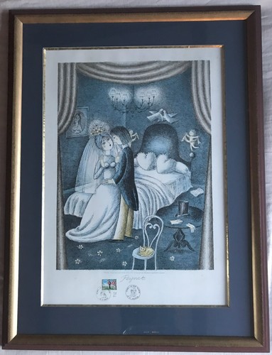 Lithographie raymond peynet - lithographie,