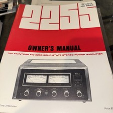 McIntosh MC2255 Stereo Power