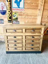 Meuble de métier 10 tiroirs 1900