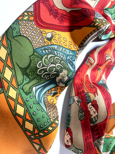 Hermes vintage foulard - hermes,