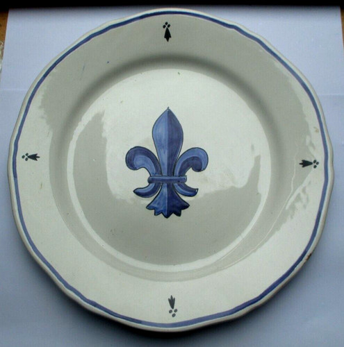 Assiette rare superbe faïence - assiette,