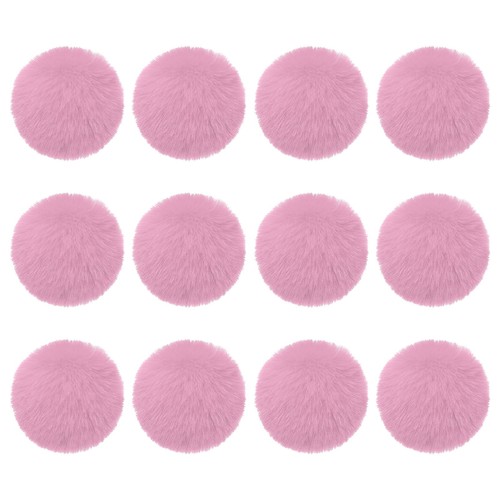 12pcs pompons fausse - , fourrure