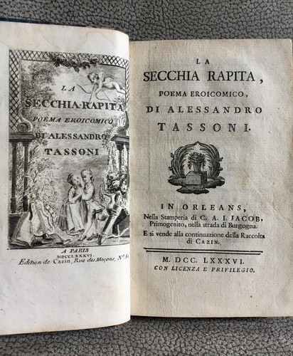 Tassoni secchia rapita - la,