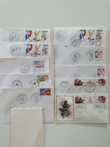 Enveloppes 1er jour france - jour,