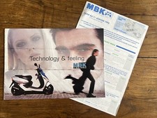 Brochure MBK Scooter EQUALIS FIZZ EVOLIS FLAME 1996 Prospectus catalogue + Tarif