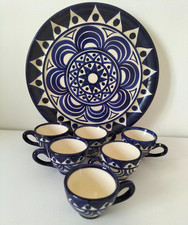 Plateau et 6 mini tasses