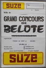RARE AFFICHE PUBLICITE SUZE