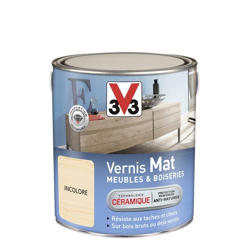 Vernis intérieur mat - mat, meubles