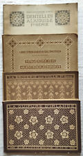 4 albums de la Bibliothèque D.M.C. autour de la dentelle (S.d. [vers 1930])