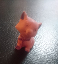 Figurine gomme ESSO GLUPS  - LES ARISTOCHATS /  BERLIOZ   VERSION ROSE 1971