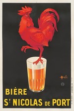 AFFICHE  POSTER   BIERE SAINT NICOLAS DE PORT
