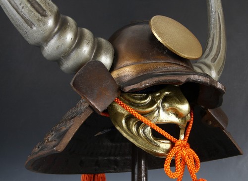 Casque samouraï japonais - casque,