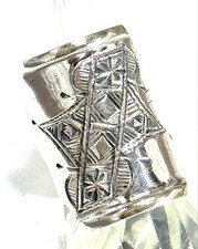 Bague touareg en argent fait