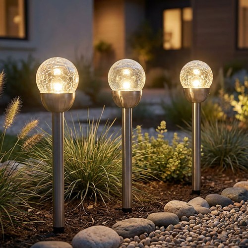 Lampe solaire jardin boule - lampe,