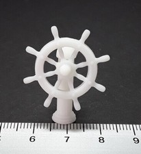 Accastillage maquette bateaux. Roue de barre 25mm.APDL modélisme.  