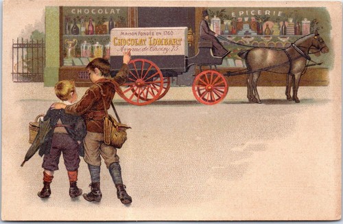 Publicite chocolat lombart - -,