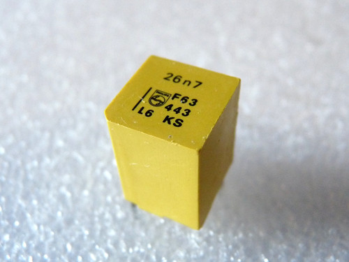 Condensateur film polystyrène