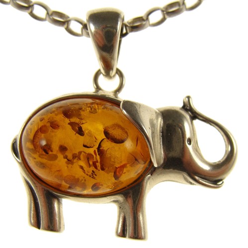 Collier femme ambre argent - ambre, 925