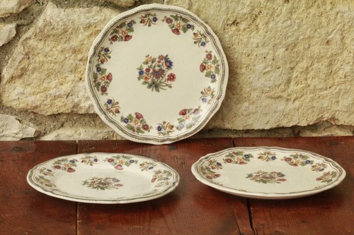 Lot assiettes moustiers - de, 3