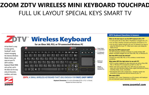 Zoom zdtv sans fil - zoom,