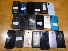 LOT 19 TELEPHONES SAMSUNG XIAOMI android 8 mini  * ECRAN FISSURE * TACTILE ok