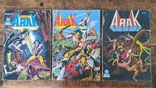 1986. LOT DE 3 COMICS. AREDIT. ARAK