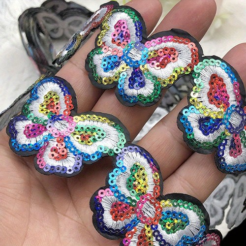 Sequin papillon bordure - sequin,