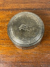 Ancienne Boite en Métal Argenté Signé Rémy Martin Fine Champagne Cognac (10-21)