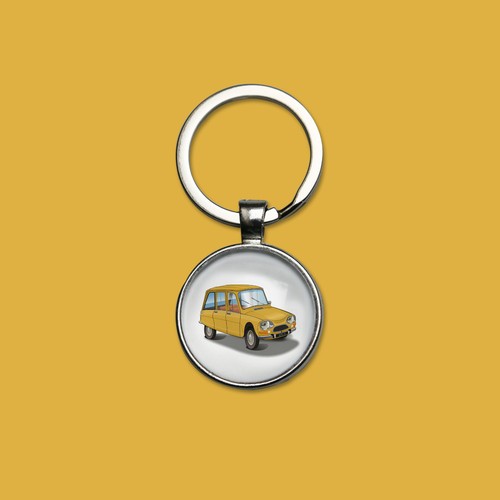 Porte clés citroën ami - porte-clés,