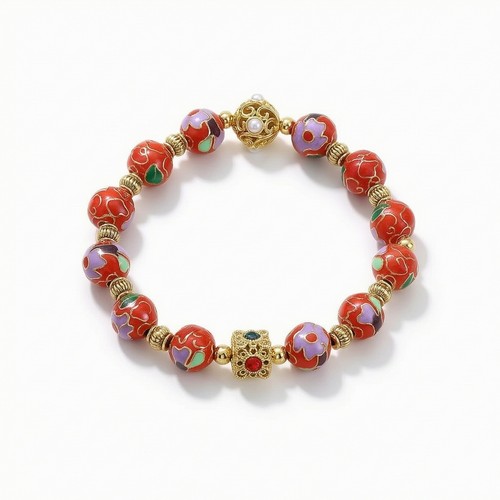 Bracelet avec perles - bracelet,