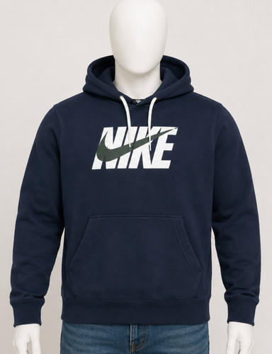 Nike big logo swoosh navy - swoosh, blue