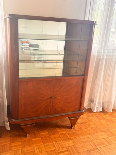 Armoire ancienne bois marron - armoire,