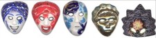 2004 MASQUE VENITIEN CARNAVAL DE VENISE FEVE PORCELAINE 2D modèles au choix