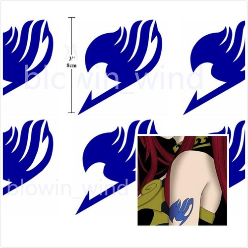 Anime cosplay temporary tattoo - cosplay,