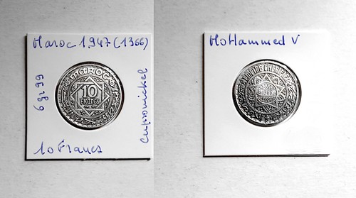 Maroc pièce monnaie - maroc-, de