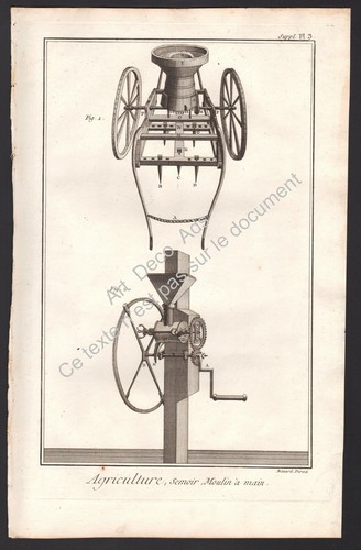 Materiel agricole ancien - ancien, xviii