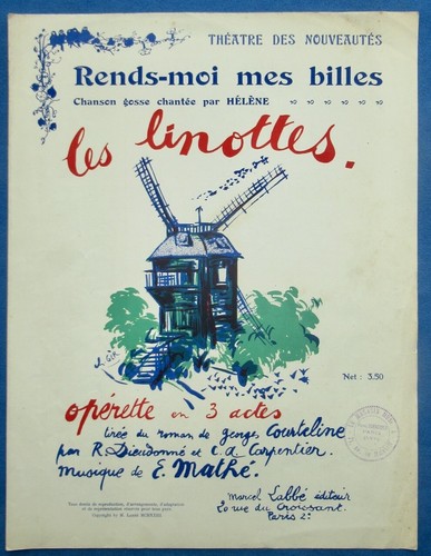 Opérette les linottes - les,