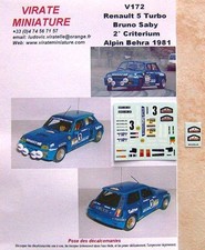 V172 RENAULT 5 TURBO 2°