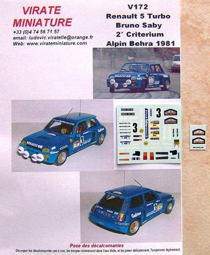 V172 renault turbo - renault,